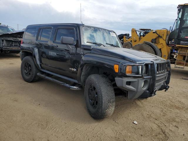 5GTDN13E078241299 - 2007 HUMMER H3 BLACK photo 4