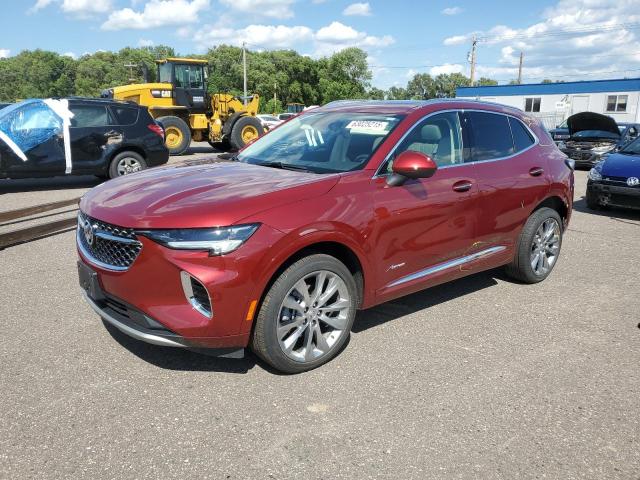 LRBFZSR42ND144875 - 2022 BUICK ENVISION AVENIR RED photo 1