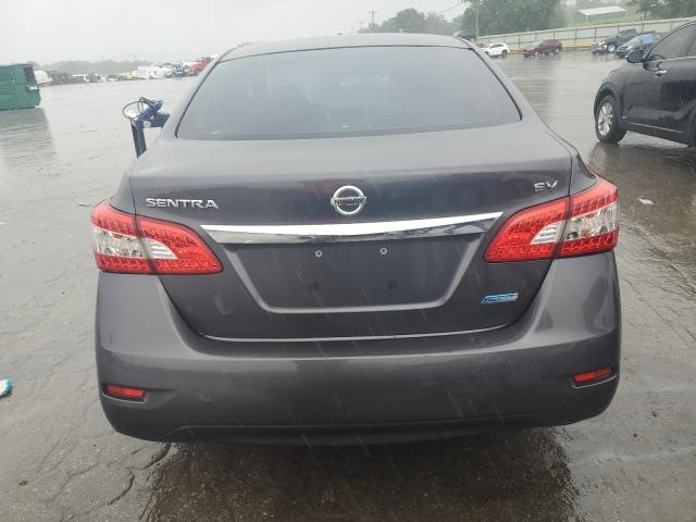 3N1AB7APXEY229286 - 2014 NISSAN SENTRA S GRAY photo 6