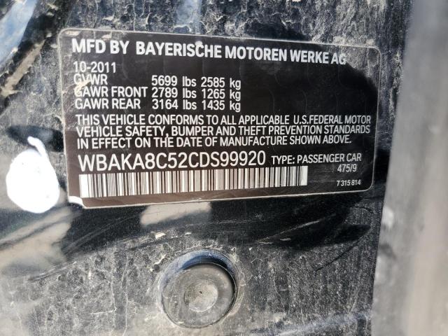 WBAKA8C52CDS99920 - 2012 BMW ALPINA B7 I Սև լուսանկար 12