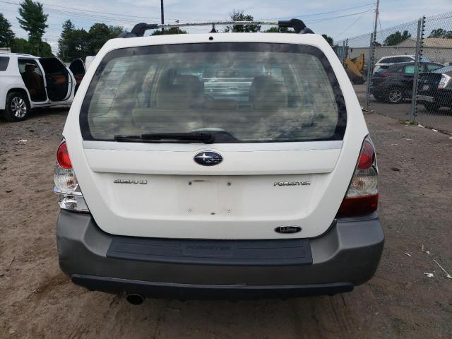 JF1SG67628H718380 - 2008 SUBARU FORESTER 2.5X LL BEAN WHITE photo 6