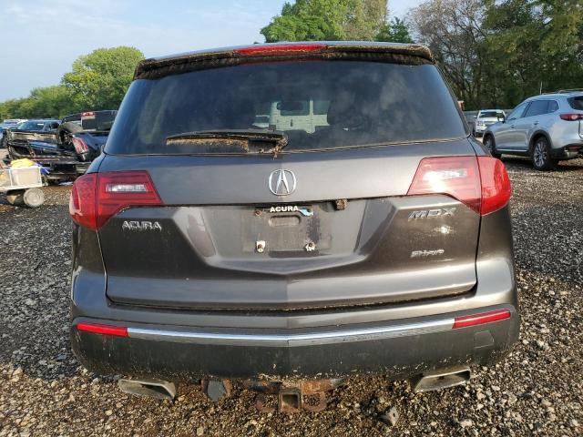 2HNYD2H62AH509574 - 2010 ACURA MDX TECHNOLOGY GRAY photo 6