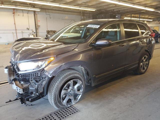 5J6RW2H80JL014938 - 2018 HONDA CR-V EXL GRAY photo 1