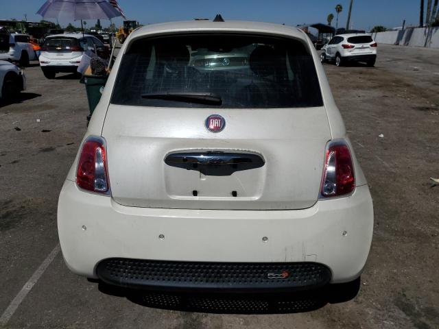 3C3CFFGE2JT377311 - 2018 FIAT 500 ELECTRIC WHITE photo 6