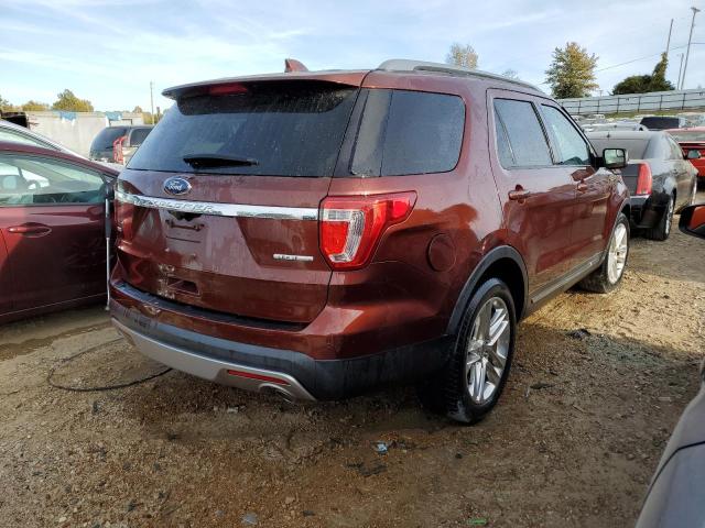 1FM5K7D86GGB58817 - 2016 FORD EXPLORER XLT BURGUNDY photo 4