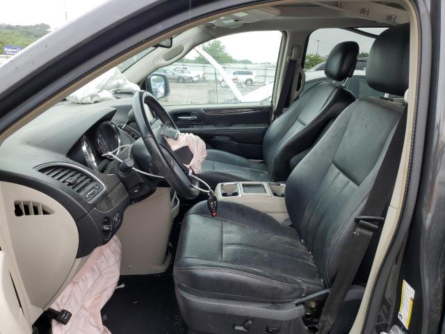 2C4RC1CG4CR410937 - 2012 CHRYSLER TOWN & COU TOURING L BLACK photo 7