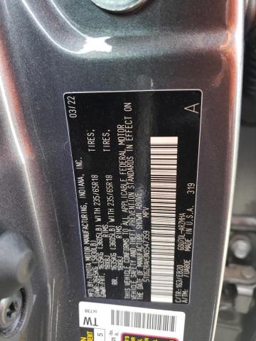 5TDGZRAH3NS547359 - 2022 TOYOTA HIGHLANDER XLE Մոխրագույն լուսանկար 13