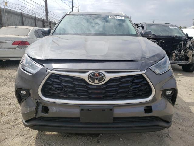 5TDGZRAH3NS547359 - 2022 TOYOTA HIGHLANDER XLE Մոխրագույն լուսանկար 5
