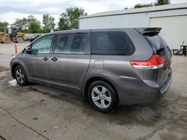 5TDZK3DC3BS061477 - 2011 TOYOTA SIENNA CHARCOAL photo 2