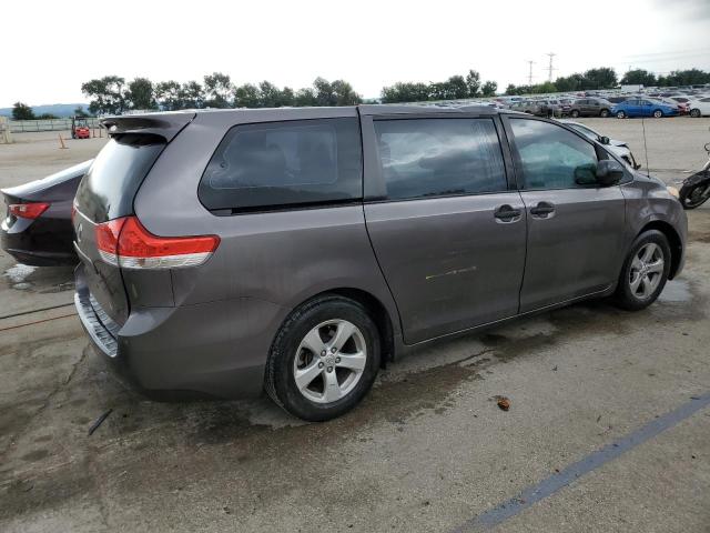 5TDZK3DC3BS061477 - 2011 TOYOTA SIENNA CHARCOAL photo 3