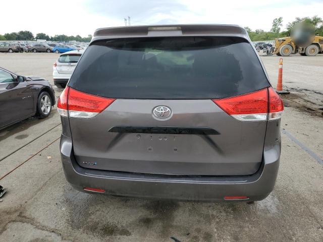 5TDZK3DC3BS061477 - 2011 TOYOTA SIENNA CHARCOAL photo 6