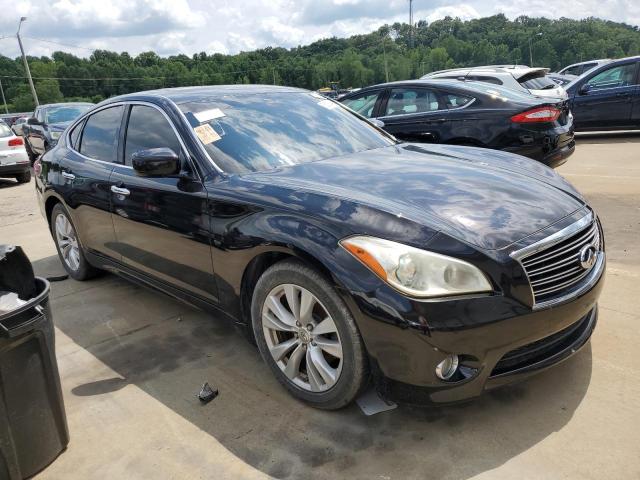 JN1AY1AP9BM520386 - 2011 INFINITI M56 BLACK photo 4