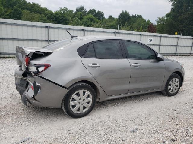 3KPA24AD2NE454370 - 2022 KIA RIO LX GRAY photo 3