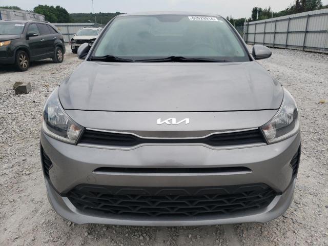 3KPA24AD2NE454370 - 2022 KIA RIO LX GRAY photo 5