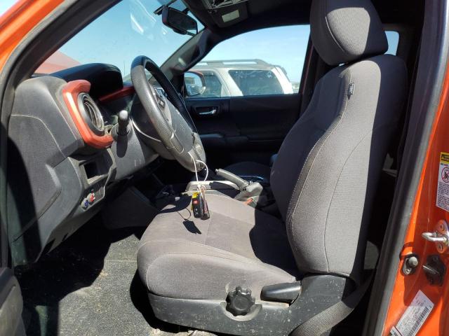 5TFSZ5ANXHX078388 - 2017 TOYOTA TACOMA ACCESS CAB ნარინჯისფერი ფოტო 7