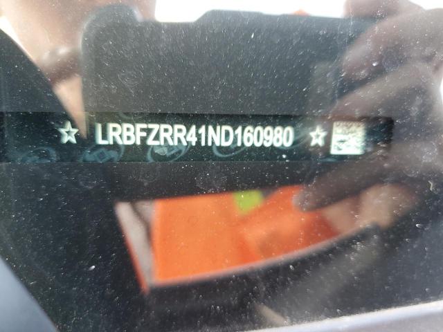 LRBFZRR41ND160980 - 2022 BUICK ENVISION AVENIR WHITE photo 13