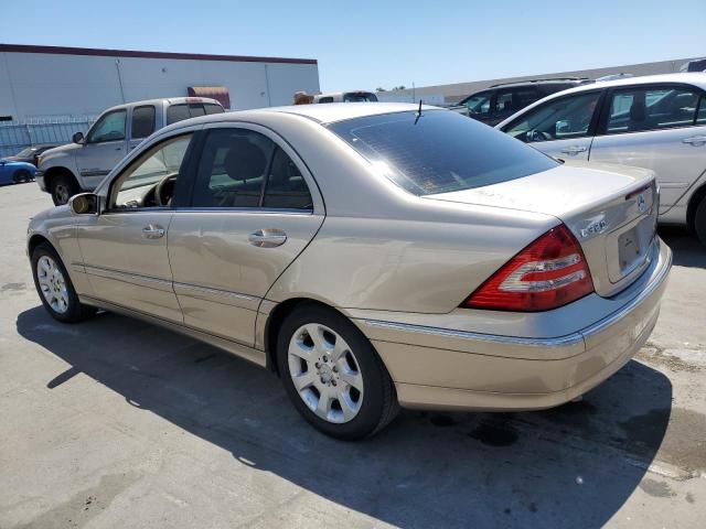 WDBRF84J55F646998 - 2005 MERCEDES-BENZ C 320 4MATIC GOLD photo 2