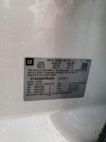 1GYS4UKJ3FR649655 - 2015 CADILLAC ESCALADE ESV PLATINUM Ақ фото 13