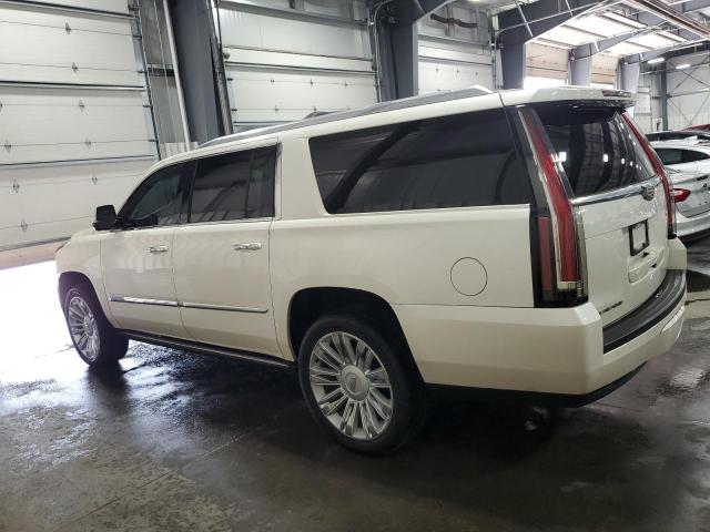 1GYS4UKJ3FR649655 - 2015 CADILLAC ESCALADE ESV PLATINUM Ақ фото 2