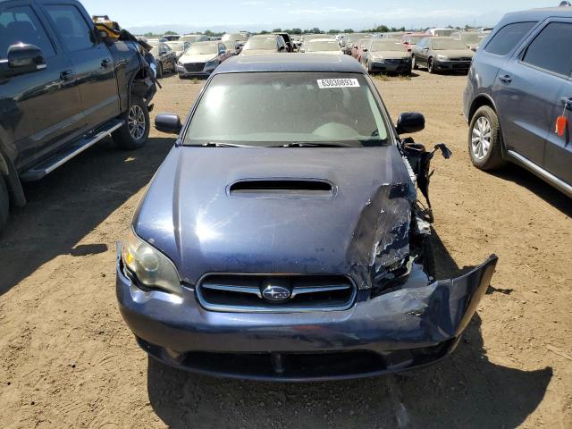 4S3BL676656218381 - 2005 SUBARU LEGACY GT LIMITED BLUE photo 5