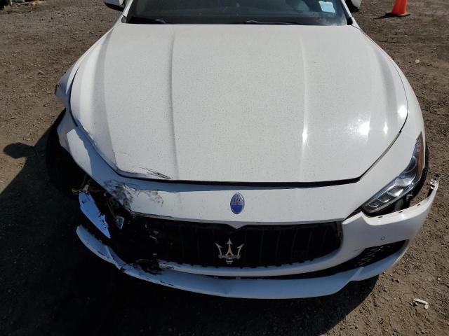 ZAM57XSA6H1226528 - 2017 MASERATI GHIBLI WHITE photo 11