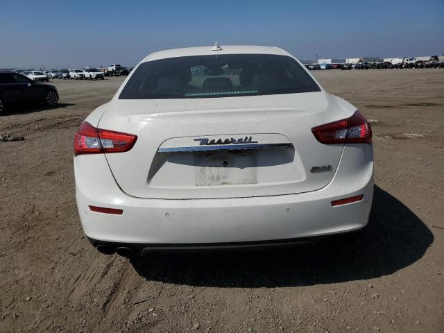 ZAM57XSA6H1226528 - 2017 MASERATI GHIBLI WHITE photo 6