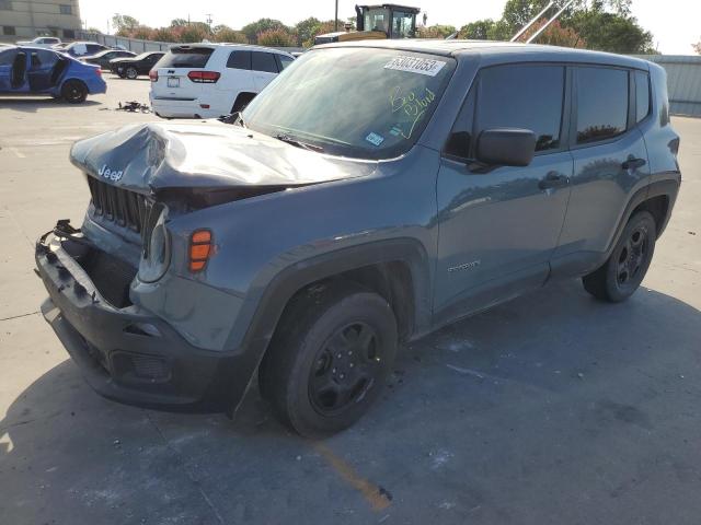 ZACCJBAB1HPG23977 - 2017 JEEP RENEGADE SPORT GRAY photo 1