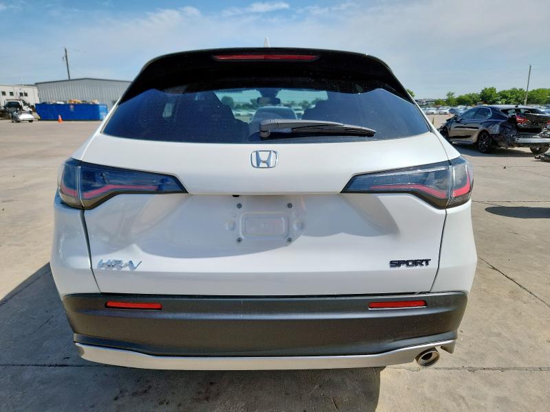 3CZRZ1H59SM742846 - 2025 HONDA HR-V SPORT WHITE photo 6