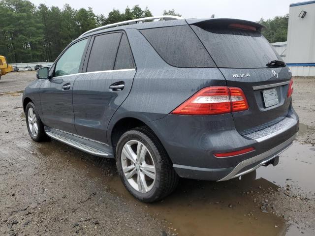 4JGDA5HB6FA556670 - 2015 MERCEDES-BENZ ML 350 4MATIC GRAY photo 2