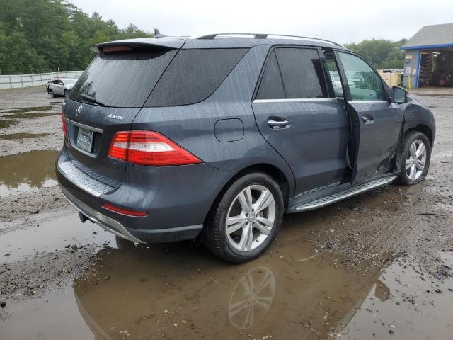 4JGDA5HB6FA556670 - 2015 MERCEDES-BENZ ML 350 4MATIC GRAY photo 3