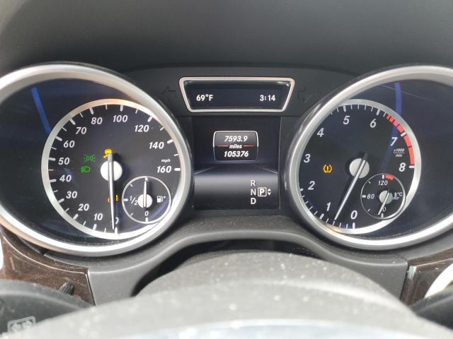 4JGDA5HB6FA556670 - 2015 MERCEDES-BENZ ML 350 4MATIC GRAY photo 9