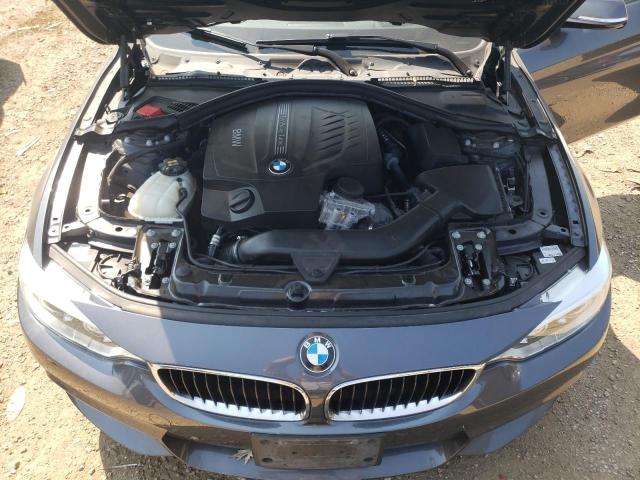 WBA4B3C54GG344322 - 2016 BMW 435 XI GRAN COUPE GRAY photo 11