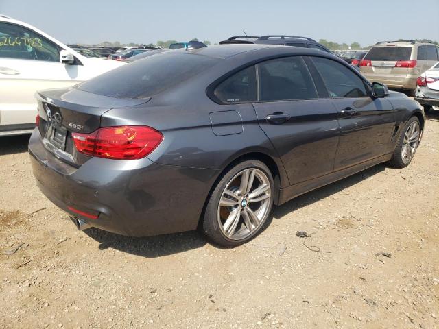 WBA4B3C54GG344322 - 2016 BMW 435 XI GRAN COUPE GRAY photo 3