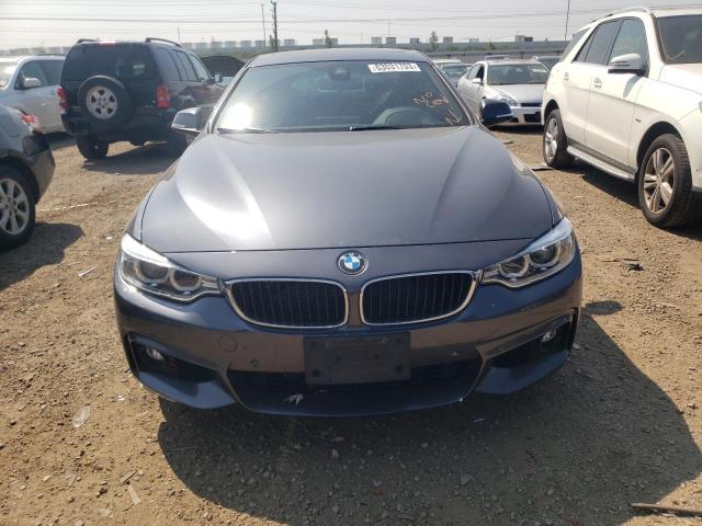 WBA4B3C54GG344322 - 2016 BMW 435 XI GRAN COUPE GRAY photo 5