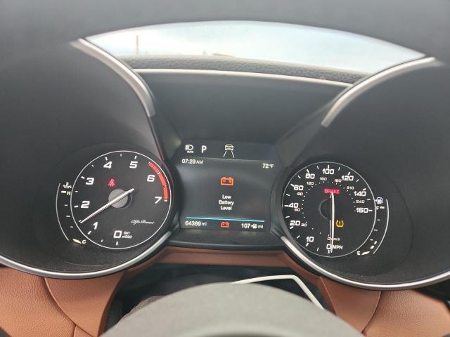 ZARFAEEN0J7570684 - 2018 ALFA ROMEO GIULIA TI Q4 GRAY photo 9