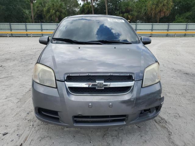 KL1TD56668B154097 - 2008 CHEVROLET AVEO BASE GRAY photo 5