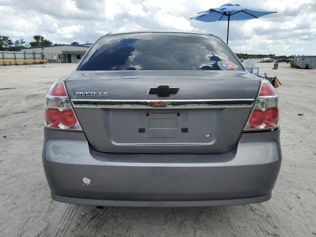 KL1TD56668B154097 - 2008 CHEVROLET AVEO BASE GRAY photo 6