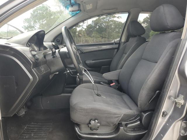 KL1TD56668B154097 - 2008 CHEVROLET AVEO BASE GRAY photo 7