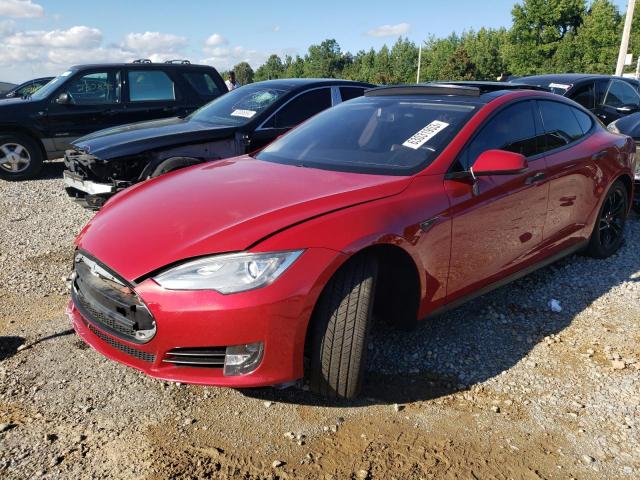 5YJSA1CP8DFP10016 - 2013 TESLA MODEL S Կարմիր լուսանկար 1