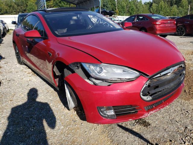 5YJSA1CP8DFP10016 - 2013 TESLA MODEL S Կարմիր լուսանկար 4