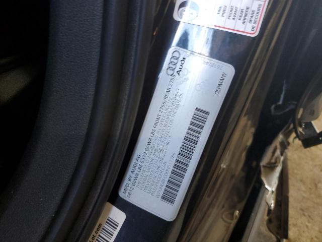 WAUHGBFC0DN017785 - 2013 AUDI A6 PRESTIGE შავი ფოტო 12