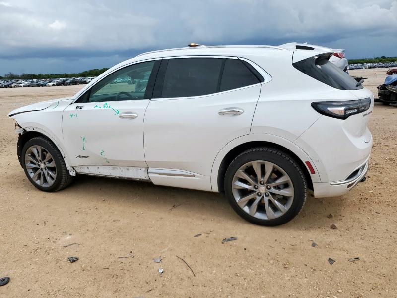 LRBFZRR43MD165144 - 2021 BUICK ENVISION AVENIR WHITE photo 2