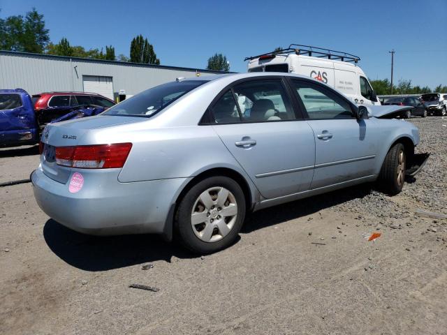 5NPET46C07H262331 - 2007 HYUNDAI SONATA GLS BLUE photo 3