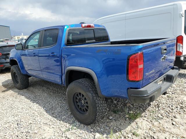 1GCPTEE17K1215943 - 2019 CHEVROLET COLORADO ZR2 BLUE photo 2