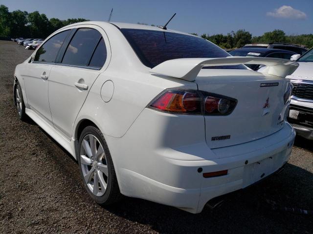 JA32V6FV0EU004516 - 2014 MITSUBISHI LANCER RALLIART WHITE photo 2