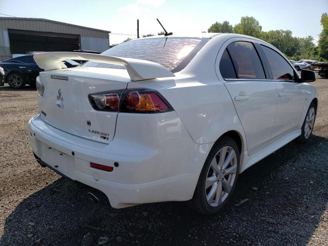 JA32V6FV0EU004516 - 2014 MITSUBISHI LANCER RALLIART WHITE photo 3