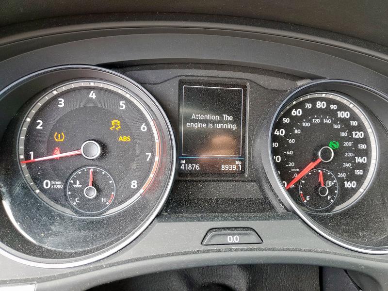 1V2JC2CA0MC235836 - 2021 VOLKSWAGEN ATLAS CROS SE BLACK photo 9