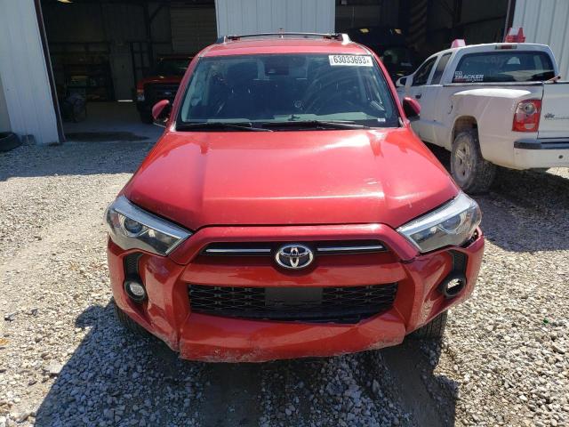 JTEMU5JR5N6016162 - 2022 TOYOTA 4RUNNER SR5/SR5 PREMIUM 红色 照片 5
