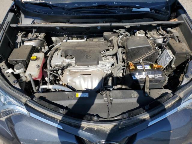 2T3RFREV0HW615119 - 2017 TOYOTA RAV4 XLE GRAY photo 11