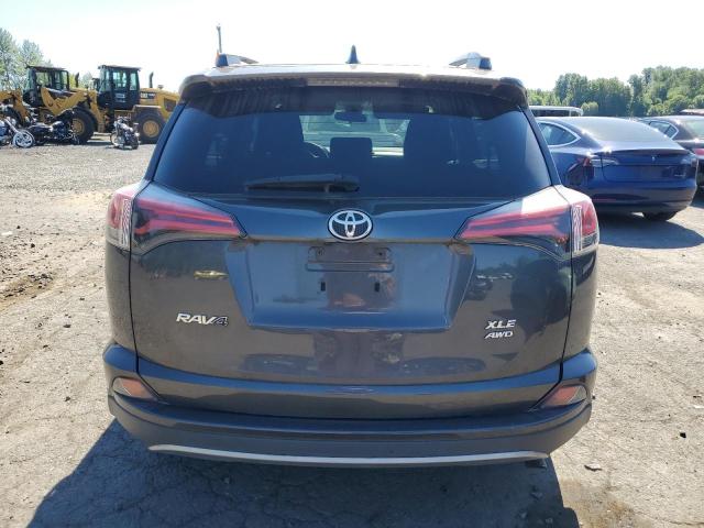 2T3RFREV0HW615119 - 2017 TOYOTA RAV4 XLE GRAY photo 6